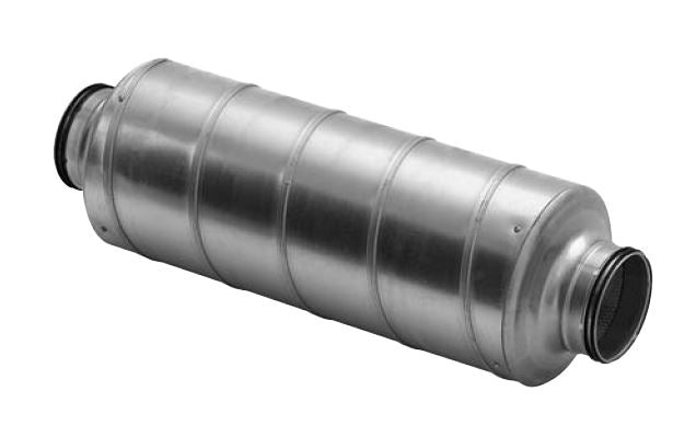Lindab SLU 150/300 50 – Schalldämpfer, Rohr 150 mm, Länge 300 mm