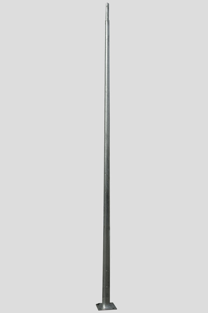 Solentis Achtkant-Lichtmast mit Flansch 10 m