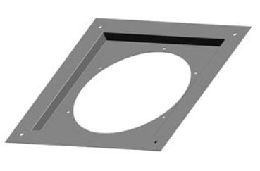 Systemair TDA 450/499/500 – Anschlussrahmen