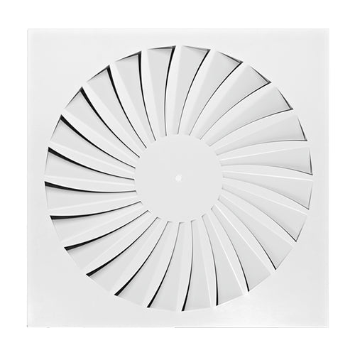 Trox TDF-SA-Q-A/600 – Drallauslass, quadratisch, 600 × 600 mm, Abluft