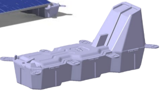 Landatu Landblock® Tapa 15º (posición Modul horizontal und vertical)