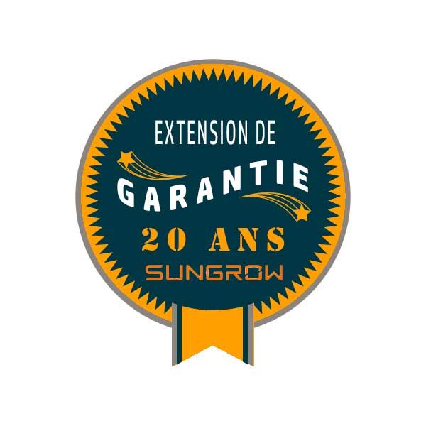 SUNGROW - Extension de garantie fabricant à 20 ans - SG33CX