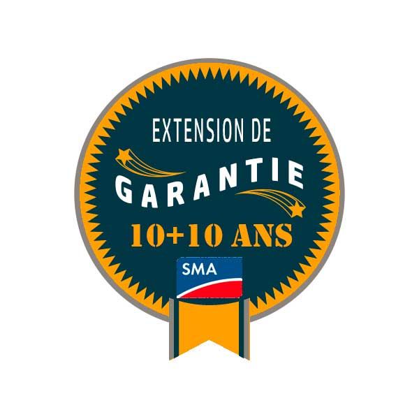 SMA - Extension de garantie fabricant ACTIVE 5 ans de base +10 ans jusqu'à 5 kVA