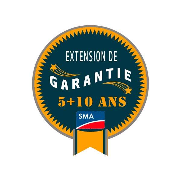 SMA - Extension de garantie fabricant CONFORT 5 ans de base +10 ans jusqu'à 90 kVA