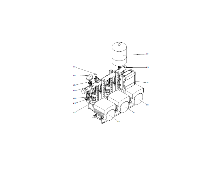 GRUNDFOS Druckerhöhungsanlagen HYDRO MULTI-E 2 CME 5-5 - Art. 98486749