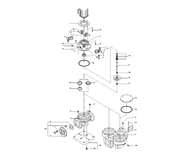 GRUNDFOS Einstufige Inlinepumpe TP 65-60/4 A-F-A-RUUE Art. 96438877