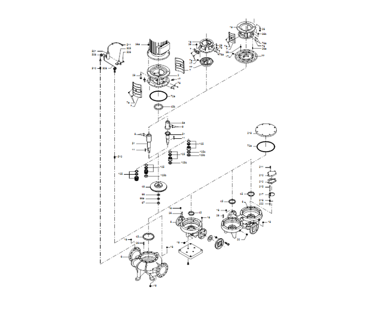 GRUNDFOS  Einstufige Inlinepumpe ZUM VERGLEICH HINZUFÜGEN TEILEN TP 80-110/4 A-F-A-GQQV-IW3 Art. 96108855