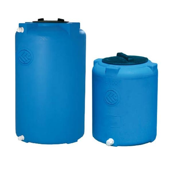 Cordivari Wasserauffangbehälter aus Polyethylen vertikal zylindrisch 200 Liter VERT200