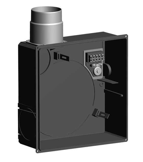 Vortice QE-B I VK90 – Einbaubox, mit Brandschutzklappe K90