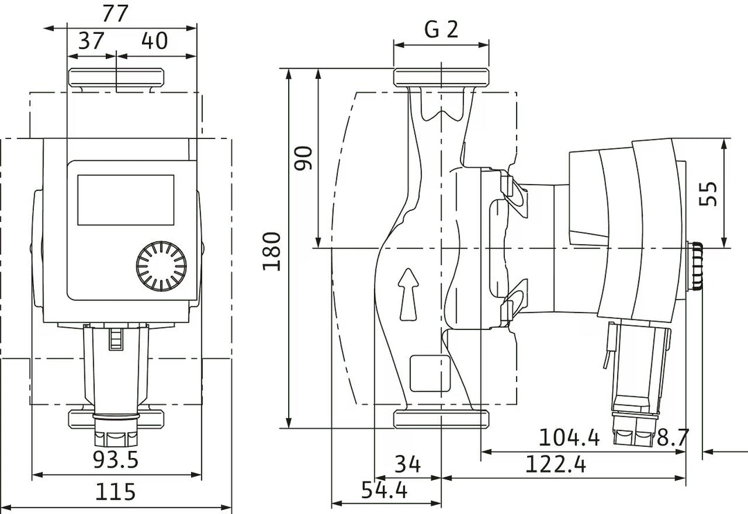 WILO Bestandspumpe Stratos PICO plus 30/1-4 Art. 4216604