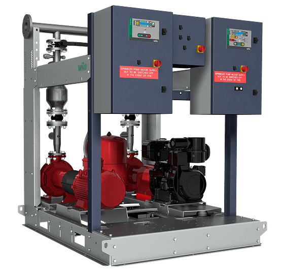 Wilo Gruppo di pressurizzazione SiFire Easy 50/200-185-12.9 D 4205193
