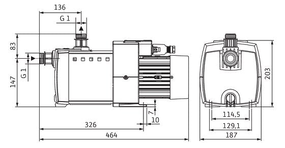 WILO Wasserversorgung HiMulti 3 3-45-S1 Art. 4197380