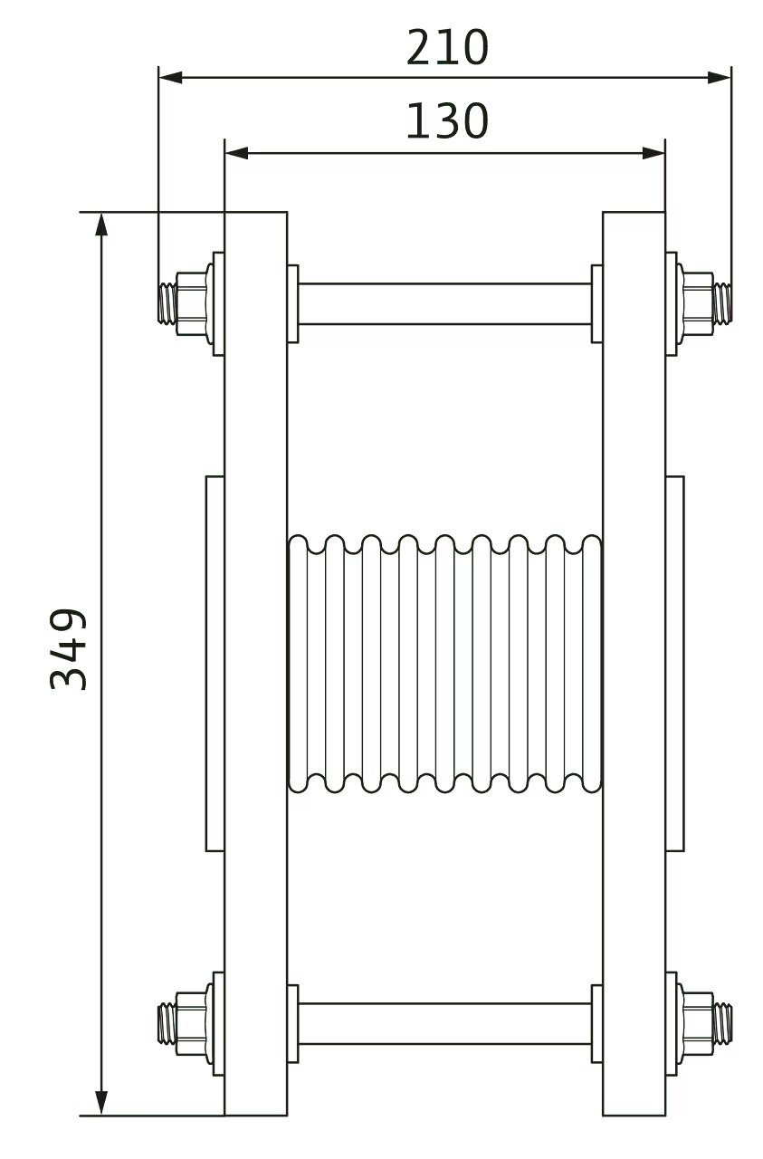 WILO Edelstahlkompensator DN 150, PN 16 Art. 2514246