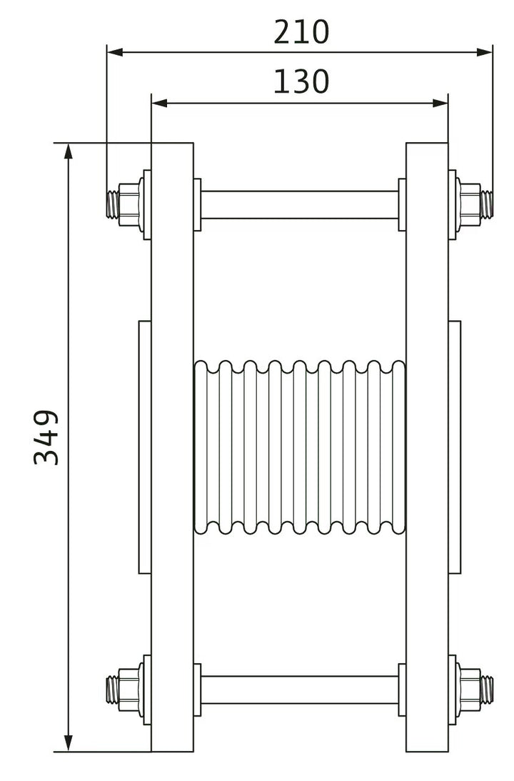 WILO Edelstahlkompensator DN 150, PN 16 Art. 2514246