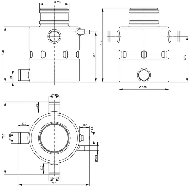 WILO Abwasser-Hebeanlage DrainLift BOX-32/8E O Art. 6093969
