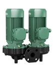 Wilo Trockenläufer-Standard-Doppelpumpe VeroTwin-DPL 50/160-0,55/4-S1, DN50 (PN 10), 0.55kW