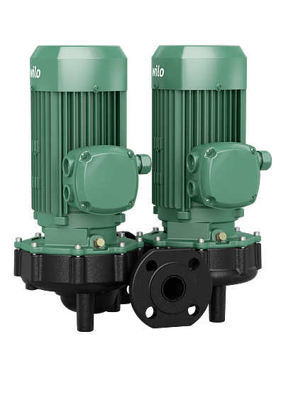 Wilo VeroTwin-DPL 50/130-0,37/4-S1 – Inline-Doppelpumpe, DN 50, 0,37 kW, IE2 - Art. 2063152