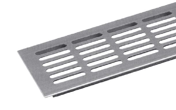 Soler & Palau LGL 100x600 – Lüftungsgitter, Aluminium, weiß