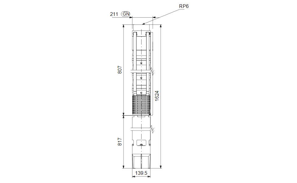 GRUNDFOS Unterwasserpumpe SP 125-2 Nr. 17A01902
