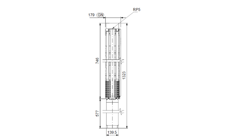 GRUNDFOS Unterwasserpumpe SP 95-2A Nr. 190019A2