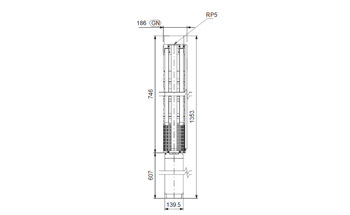  GRUNDFOS Unterwasserpumpe SP 95-2 Nr. 19016902