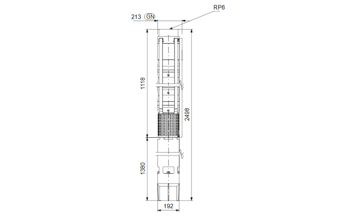 GRUNDFOS Unterwasserpumpe SP 160-4 Nr. 20024304