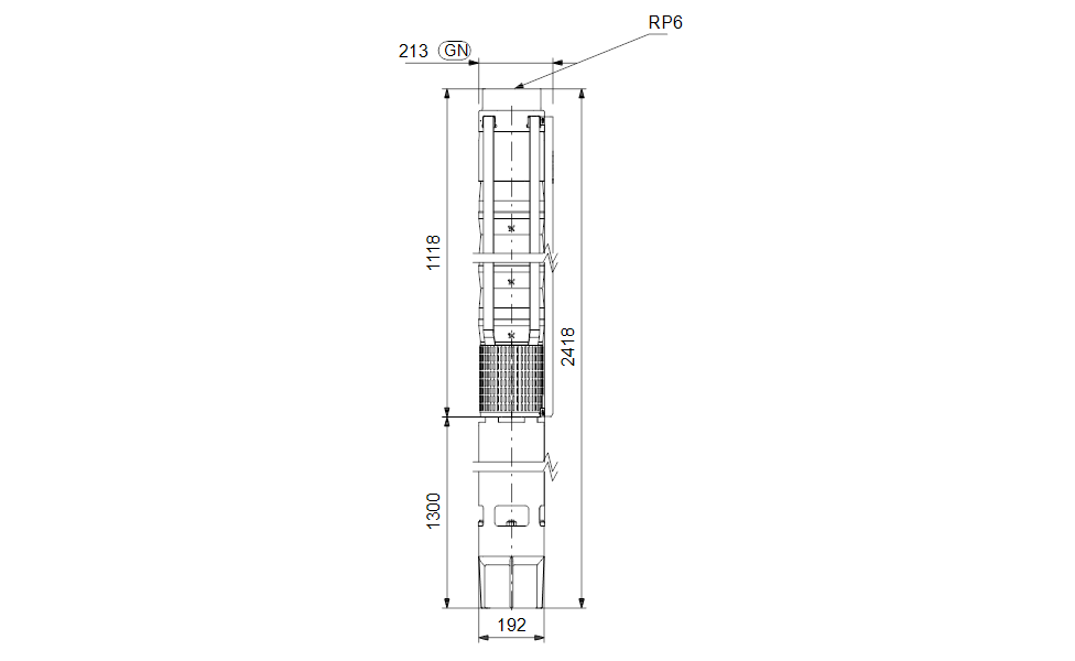 GRUNDFOS Unterwasserpumpe SP 160-4AA Nr. 200243B4