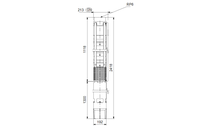 GRUNDFOS Unterwasserpumpe SP 160-4AA Nr. 200243B4
