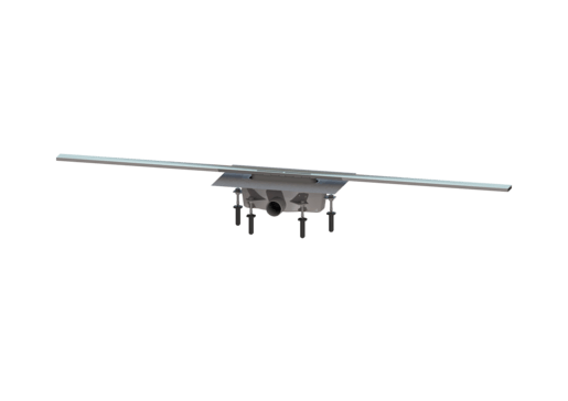 Duschrinne Linearis Infinity 90 L: 1400 mm, DN 50, Edelstahl poliert