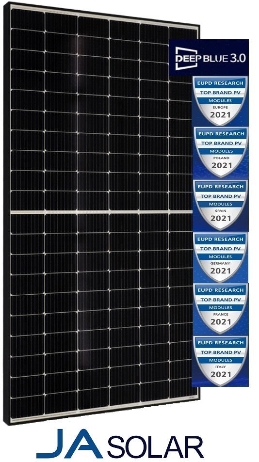 JA SOLAR Solarmodul JAM54S30-HC MONO 400W MR Schwarzer Rahmen