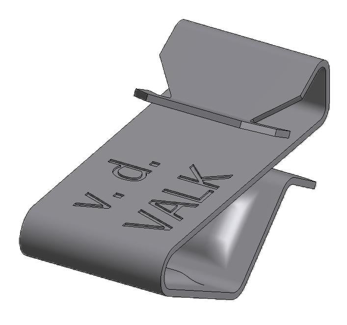 Van der ValkPro+ Edelstahlkabelklemme klein (732001)
