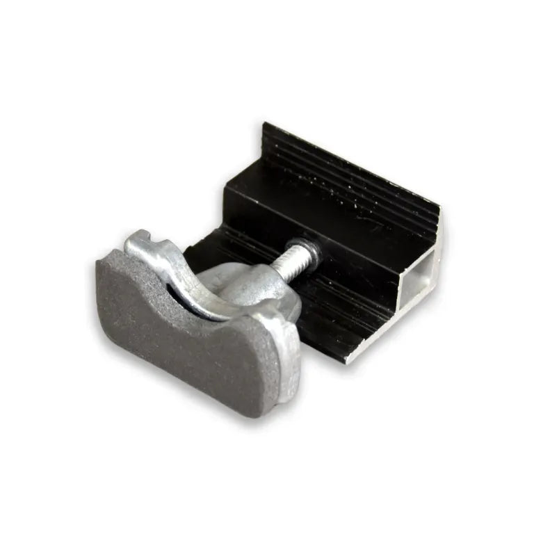 Novotegra C-Schienen-Endklemme für Module 30-42 SCHWARZ (03-001237)