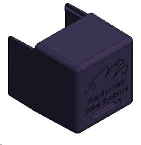Van der ValkPitched schwarze Endkappe (739052)