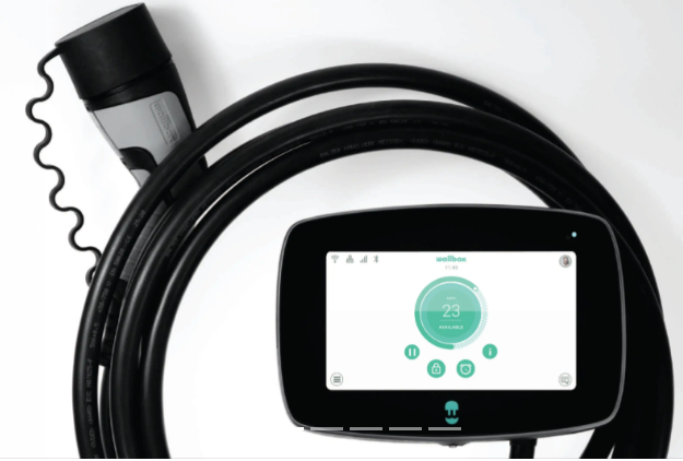 Wallbox Commander 2 EV-Ladegeräte 3.7 kW, 5 Meter, Typ 2, 4G, Schwarz, 3PH, IP54