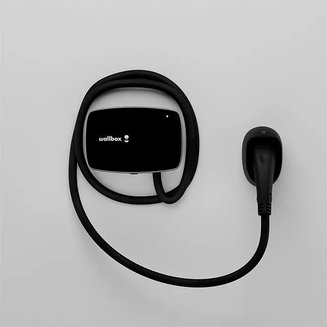 Wallbox Commander 2S EV-Ladegeräte 3.7 kW, 5 Meter, Typ 2, 4G, Schwarz, 3PH, IP54