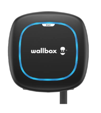 Wallbox Pulsar Max EV-Ladegeräte 22 kW, 5 Meter, Typ 2, Schwarz, 3PH, IP55