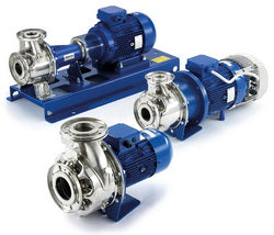 Lowara Blockpumpen aus Edelstahl ESHC 40-160/40/P25VSSA – LOWARA