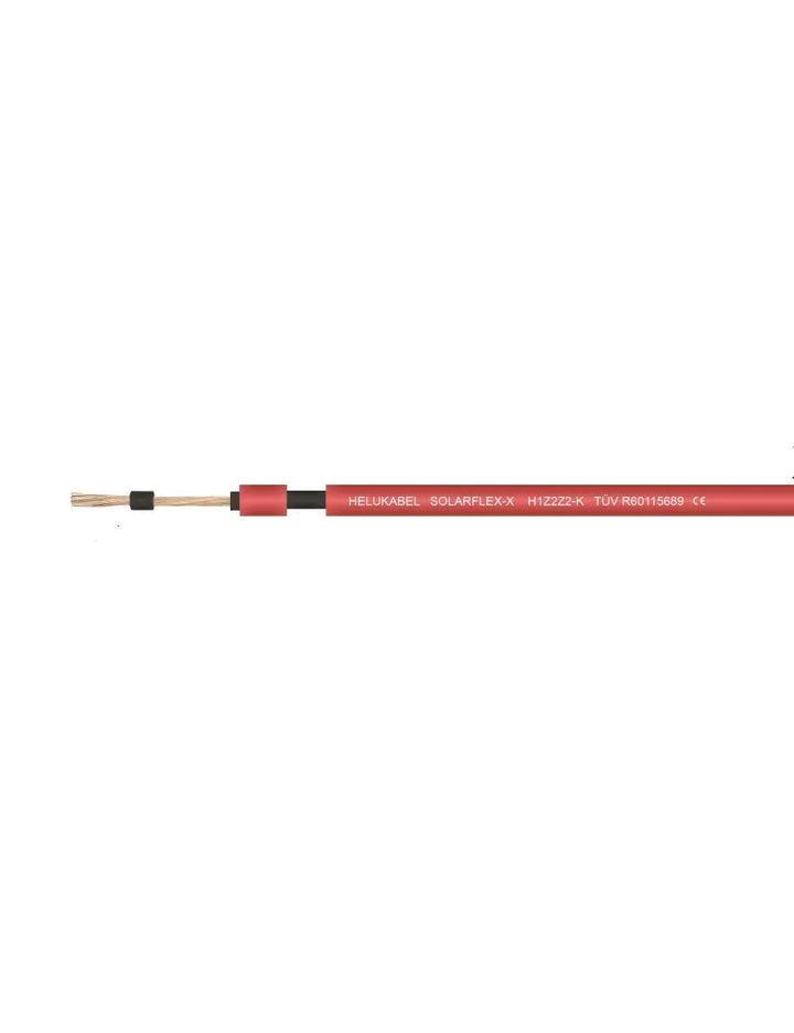Helukabel rotes Solarkabel 6 mm2 -100 m